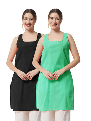 Black and SeaGreen