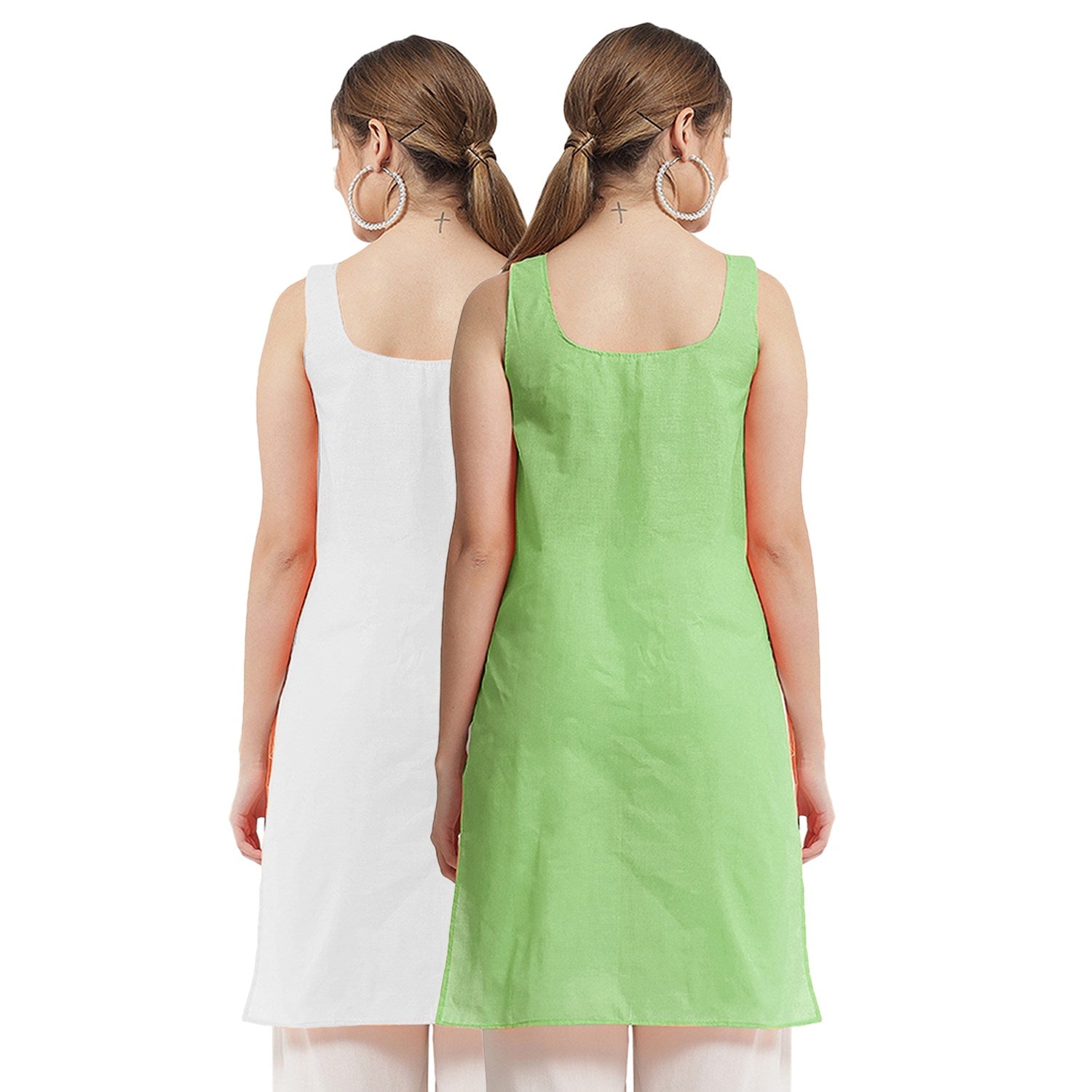 White and ParrotGreen
